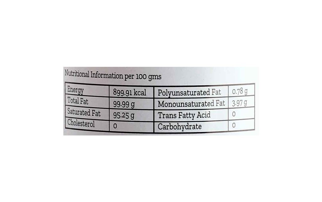 Conscious Food Coconut Oil Organic + Cold-Pressed   Glass Bottle  500 millilitre